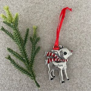 Hallmark Ornament ‘Peyton’ Deer with Candy Cane Scarf
